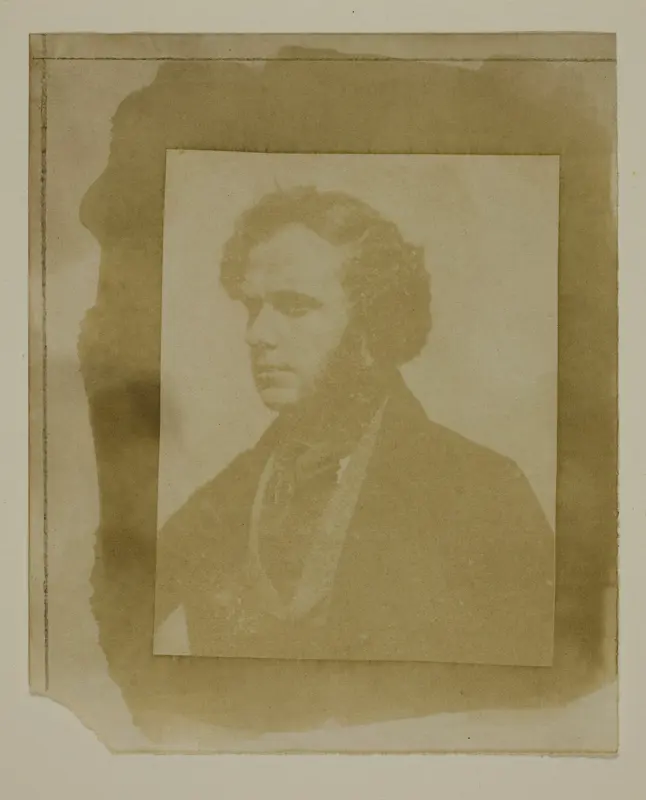 Portrait of Henneman in Profile Wall Art by William Henry Fox Talbot - High-Resolution Digital Print
