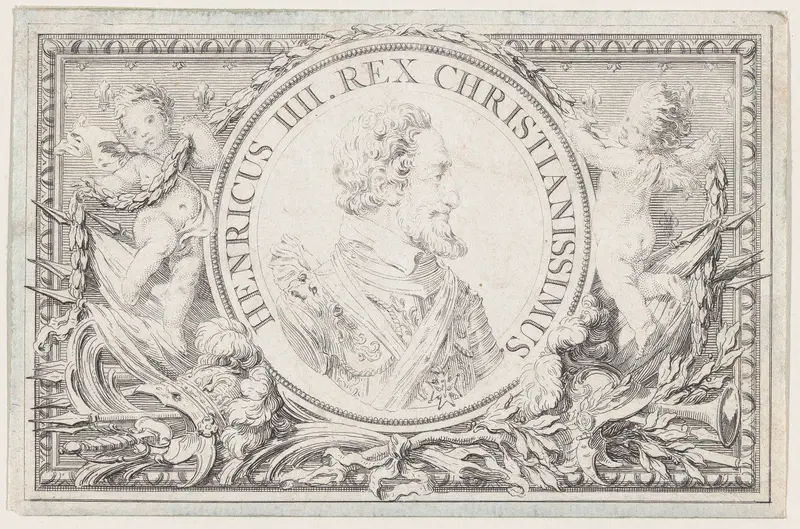 Portrait of Henry IV Wall Art by Pierre Philippe Choffard - High-Resolution Digital Print