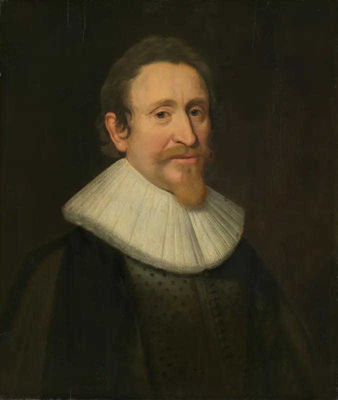 Portrait of Hugo de Groot (1583-1645) Wall Art by Unknown - High-Resolution Digital Print