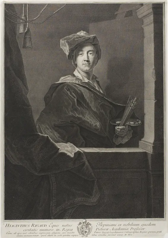 Portrait of Hyacinthe Rigaud
