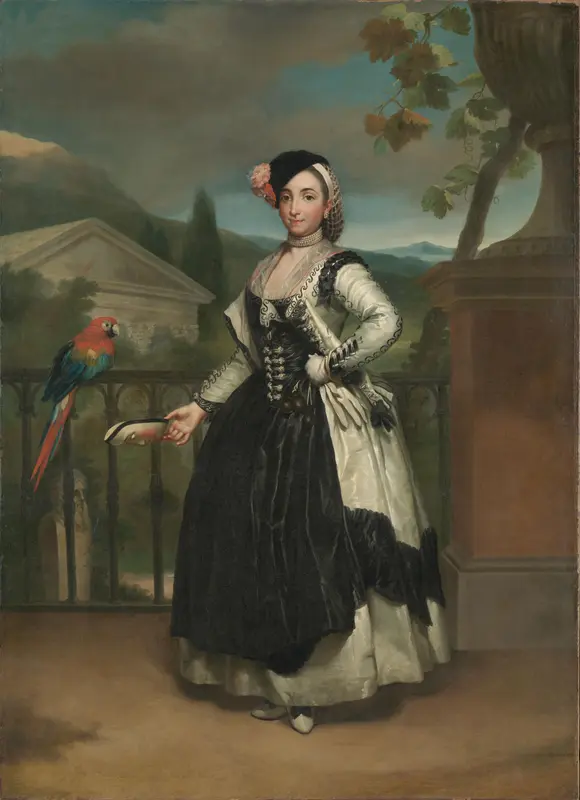 Portrait of Isabel Parreño y Arce, Marquise of Llano Wall Art by Anton Raphael Mengs - High-Resolution Digital Print