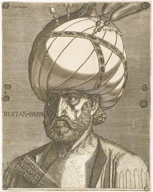 Portrait of Ismail, Ambassador of the Persian Shah Tahmasp I Wall Art by Lorck, Melchior - High-Resolution Digital Print