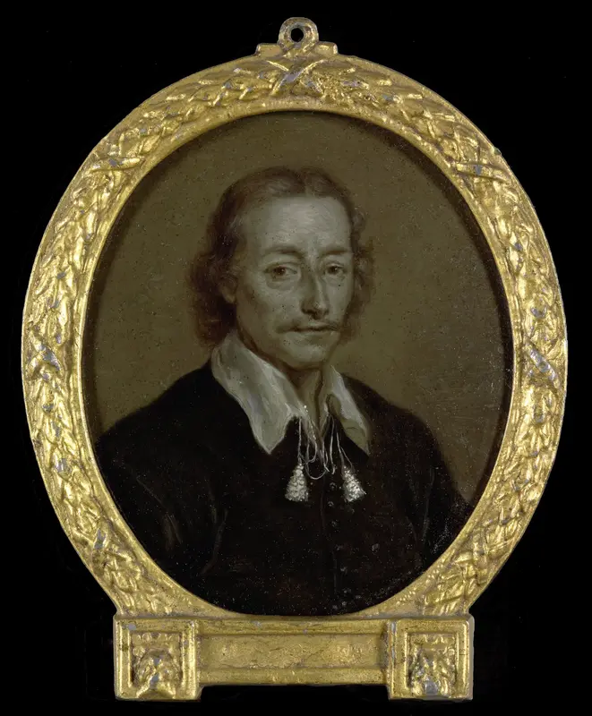 Portrait of Jacob Jacobsz Steendam, Poet and Historian in Amsterdam, New Amsterdam and Batavia Wall Art by Jan Maurits Quinkhard - High-Resolution Digital Print