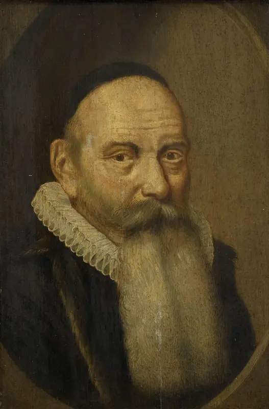 Portrait of Jacobus Rolandus (1562-1632) Wall Art by Unknown - High-Resolution Digital Print