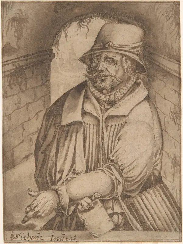 Portrait of Jan Hus Wall Art by Christoffel van Sichem I - High-Resolution Digital Print