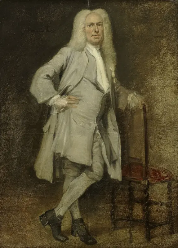 Portrait of Jan Lepeltak, Timber Merchant in Amsterdam, Regent of the Aalmoezeniersweeshuis Orphanage Wall Art by Cornelis Troost - High-Resolution Digital Print