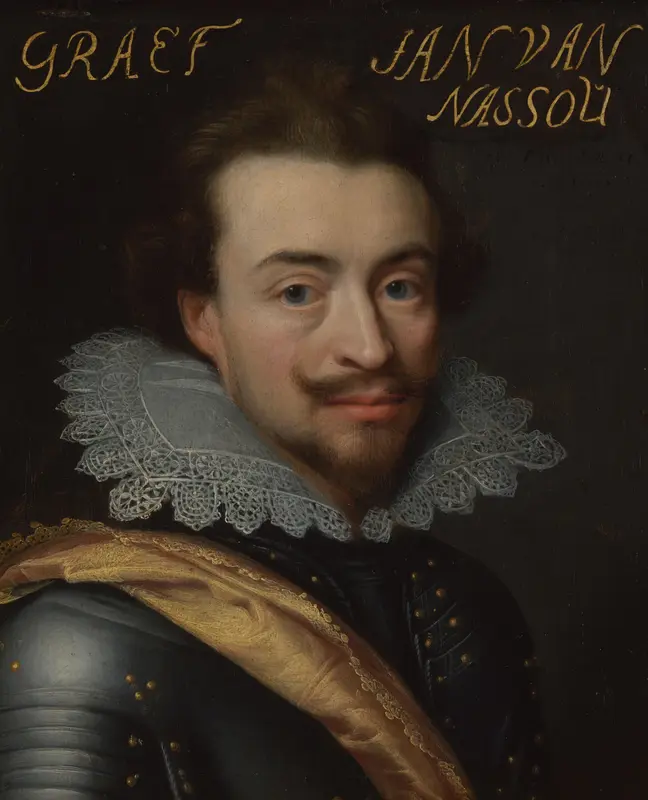 Portrait of Jan the Younger (1583-1638), Count of Nassau-Siegen Wall Art by Unknown - High-Resolution Digital Print
