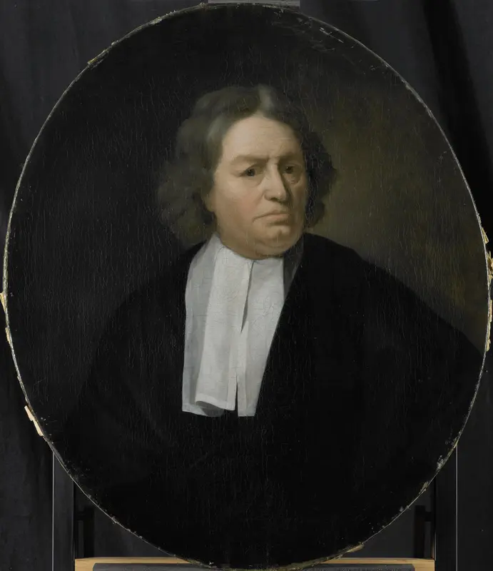 Portrait of Jan van der Burgh, Director of the Rotterdam Chamber of the Dutch East India Company, elected 1649 Wall Art by Pieter van der Werff - High-Resolution Digital Print
