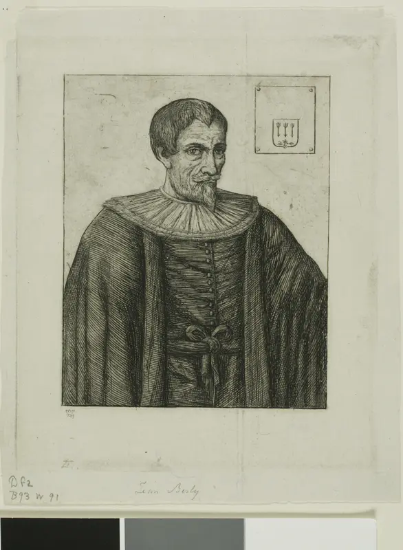 Portrait of Jean Besly, Historian