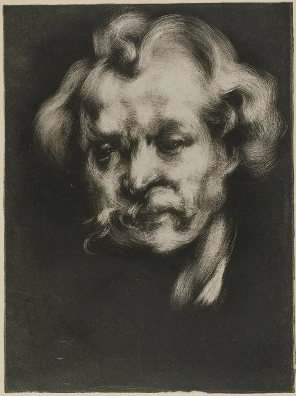 Portrait of Jean Dolent Wall Art by Eugène Carrière - High-Resolution Digital Print