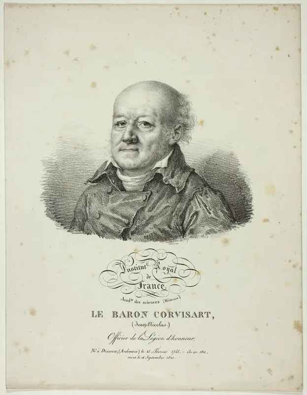 Portrait of Jean-Nicolas, Baron Corvisart Wall Art by Jules Boilly - High-Resolution Digital Print
