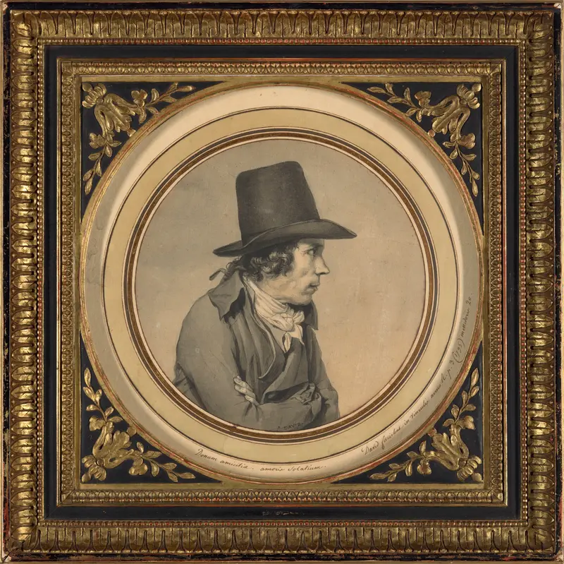 Portrait of Jeanbon Saint-André Wall Art by Jacques Louis David - High-Resolution Digital Print