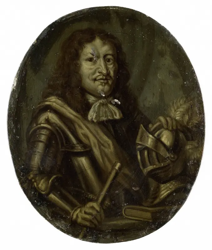 Portrait of Joan van Paffenrode, Baron of Ghussigny, Dramatic Poet Wall Art by Arnoud van Halen - High-Resolution Digital Print