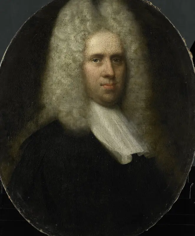 Portrait of Johan Arnold Zoutman, Husband of Anna Margaretha van Petcum Wall Art by anonymous - High-Resolution Digital Print