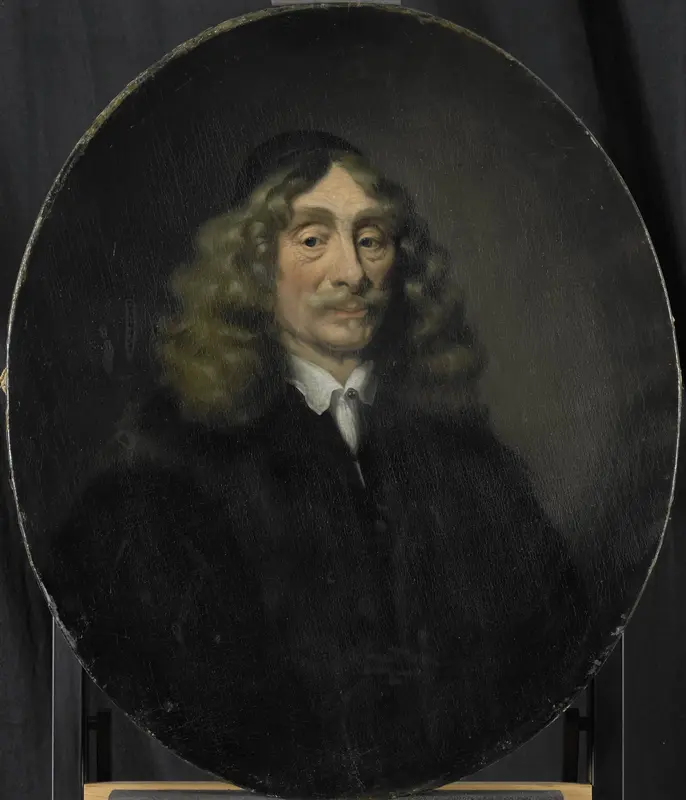 Portrait of Johan de Reus, Director of the Rotterdam Chamber of the Dutch East India Company, elected 1657 Wall Art by Pieter van der Werff - High-Resolution Digital Print