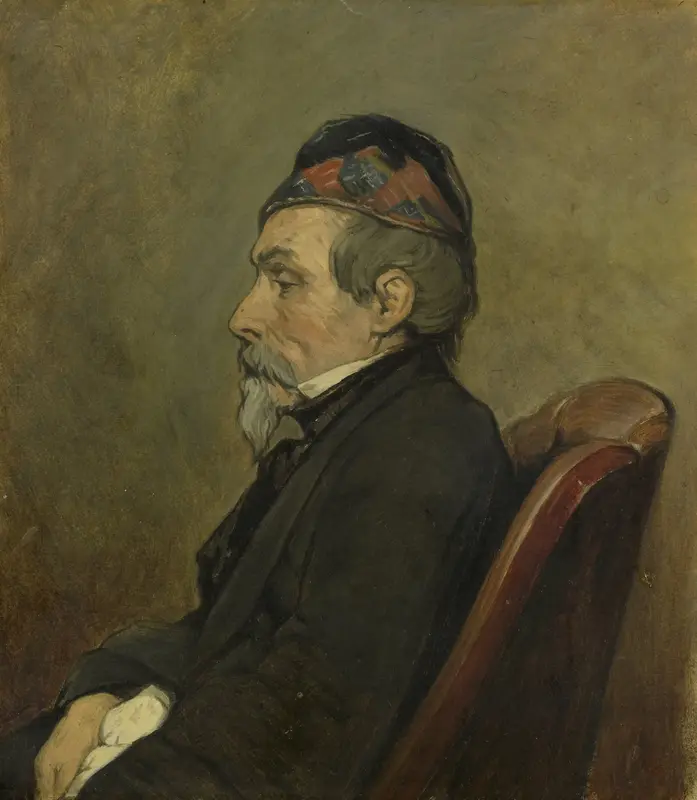 Portrait of Johan-Hendrick-Louis Meyer, Marine Painter