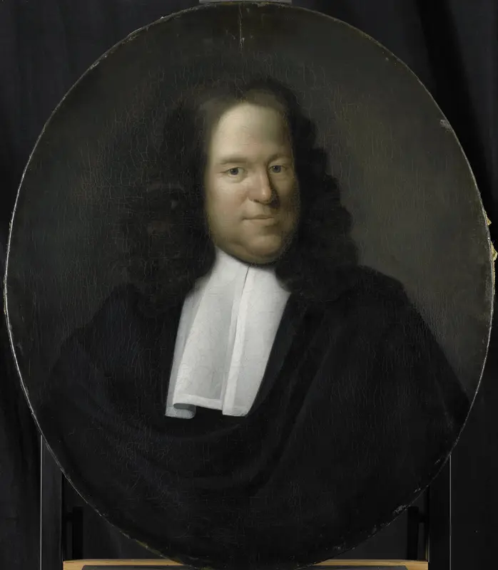 Portrait of Johan Kieviet, Director of the Rotterdam Chamber of the Dutch East India Company, elected 1664 Wall Art by Pieter van der Werff - High-Resolution Digital Print