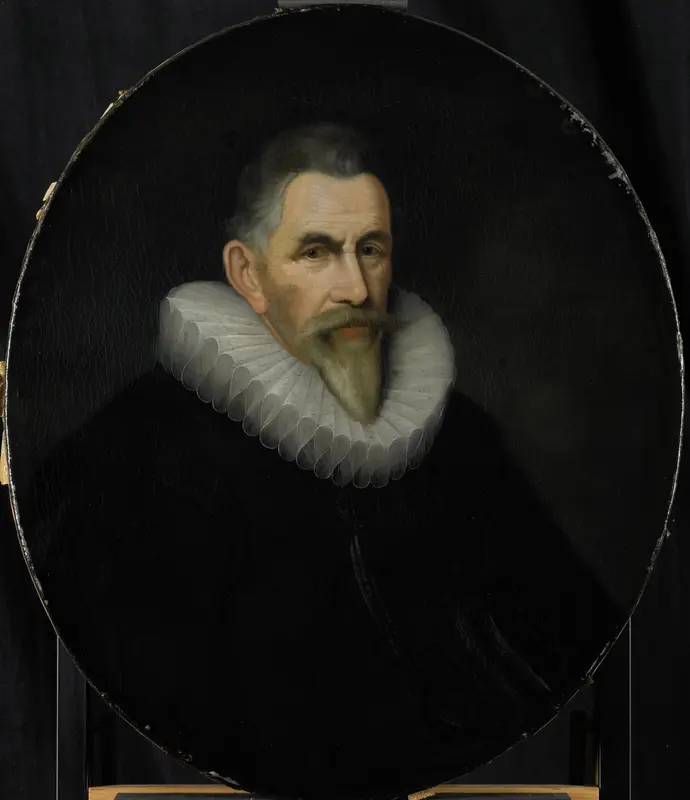 Portrait of Johan van der Veecque, Director of the Rotterdam Chamber of the Dutch East India Company, elected 1602 Wall Art by Pieter van der Werff - High-Resolution Digital Print