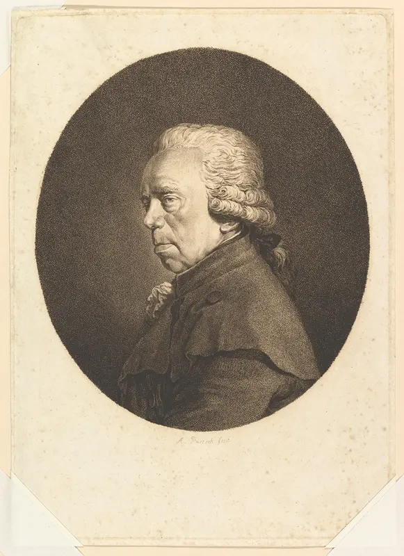 Portrait of Johann Christian Brand Wall Art by Adam von Bartsch - High-Resolution Digital Print