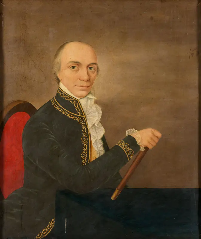 Portrait of Johannes Siberg, Governor-General of the Dutch East Indies Wall Art by anonymous - High-Resolution Digital Print