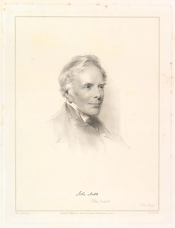 Portrait of John Keble Wall Art by George Richmond - High-Resolution Digital Print
