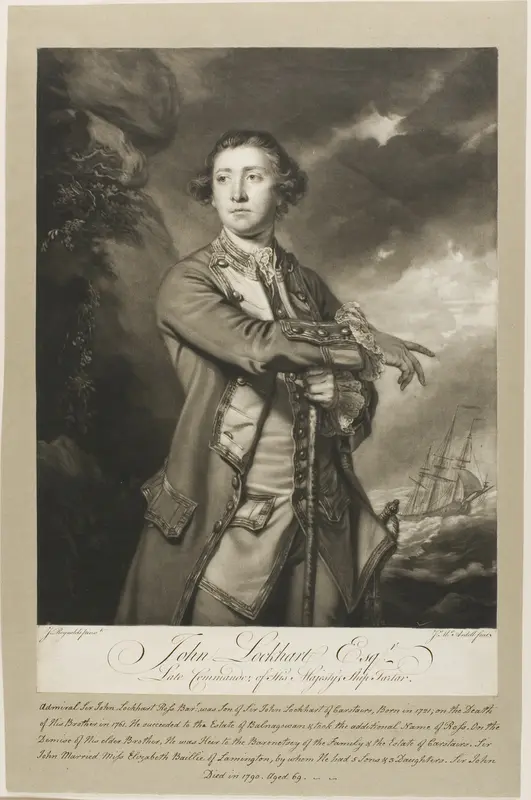 Portrait of John Lockhart, Esquire Wall Art by James McArdell - High-Resolution Digital Print