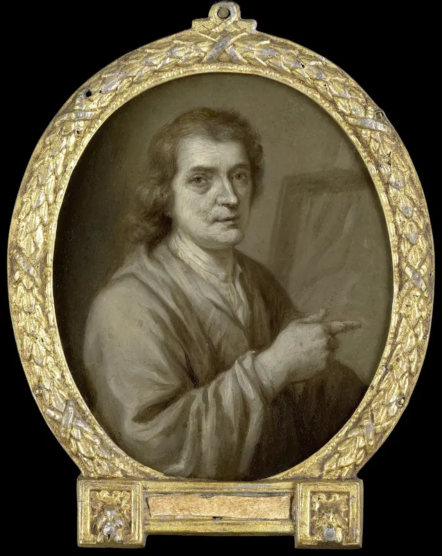 Portrait of Joost van Geel, Painter and Poet in Rotterdam Wall Art by Jan Maurits Quinkhard - High-Resolution Digital Print