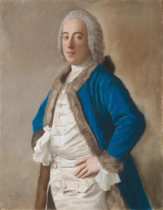 Portrait of Joseph Bouër Wall Art by Jean-Etienne Liotard - High-Resolution Digital Print