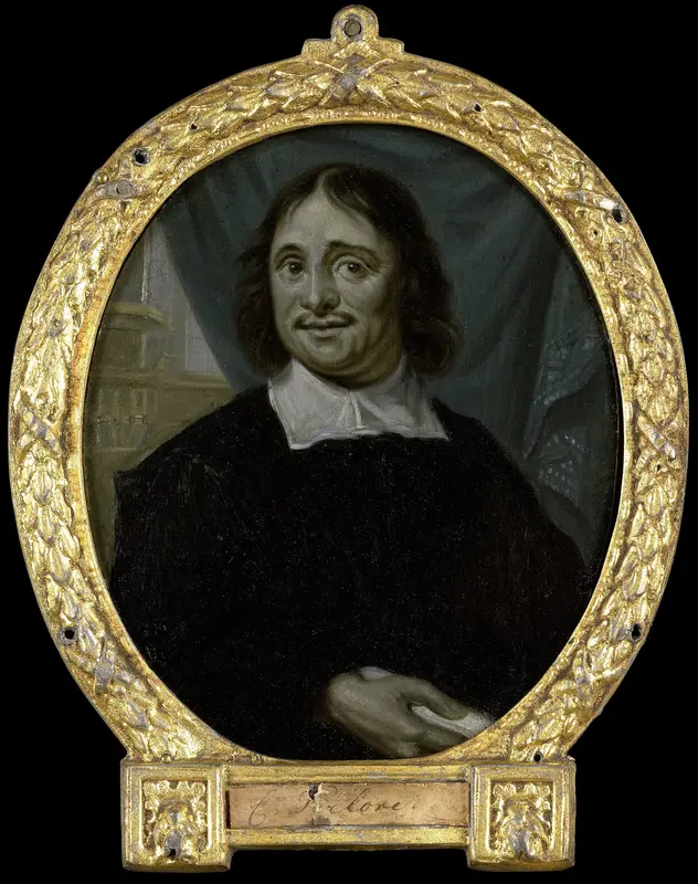 Portrait of Karel Verloove, Poet in Amsterdam Wall Art by Arnoud van Halen - High-Resolution Digital Print