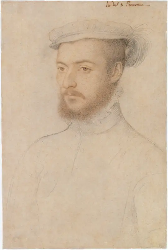 Portrait of La Val de Pramence Wall Art by François Clouet - High-Resolution Digital Print