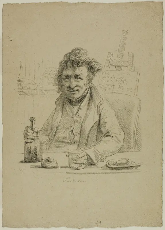 Portrait of Lantara in the Role of Joly, from Le Peintre au Cabaret