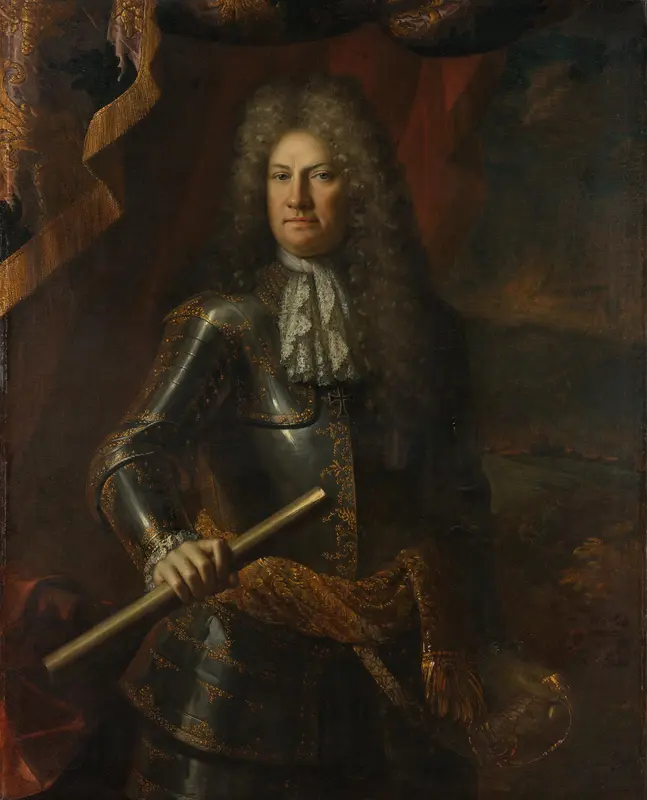 Portrait of Lieutenant-General Godard van Reede, Lord of Amerongen Wall Art by Adriaen van der Werff - High-Resolution Digital Print