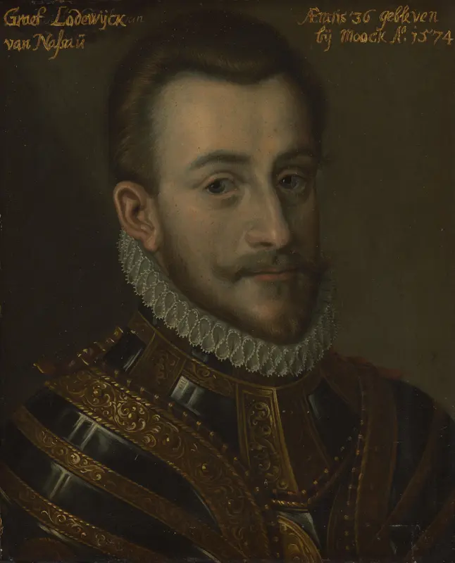 Portrait of Lodewijk (1538-74), Count of Nassau Wall Art by anonymous - High-Resolution Digital Print