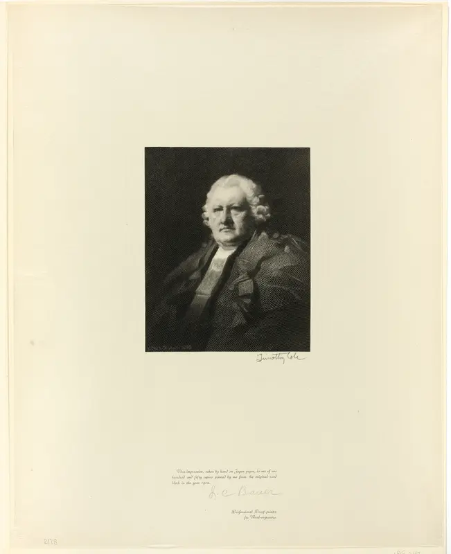 Portrait of Lord Newton, from Old English Masters