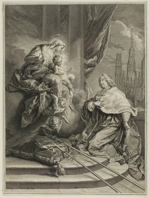 Portrait of Louis de la Vergne de Tressan, Count of Lyon, Archbishop of Rouen