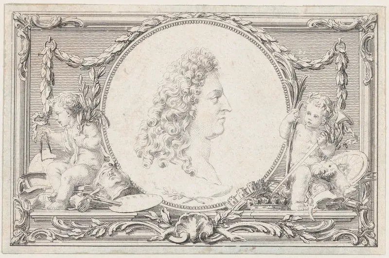 Portrait of Louis XIV Wall Art by Pierre Philippe Choffard - High-Resolution Digital Print