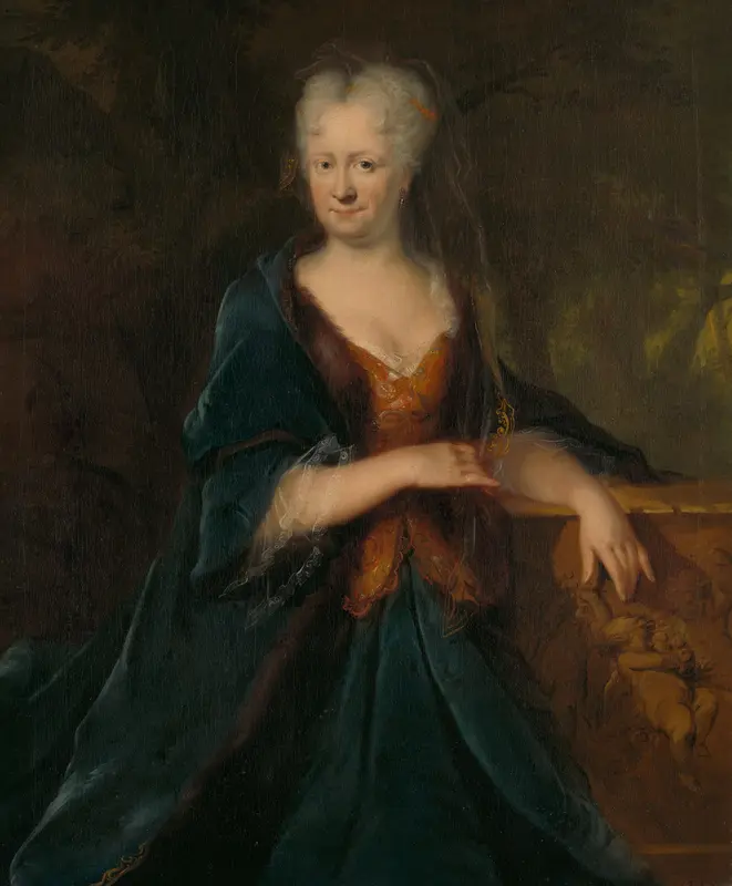 Portrait of Louise Christina Trip, wife of Gerrit Sichterman Wall Art by Cornelis Troost - High-Resolution Digital Print