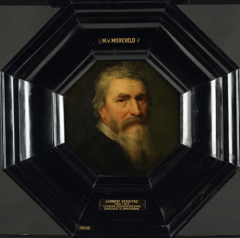 Portrait of Lubbert Gerritsz (1535-1612) Wall Art by Unknown - High-Resolution Digital Print