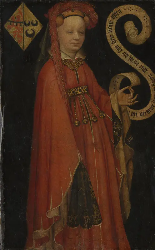 Portrait of Lysbeth van Duvenvoirde Wall Art by anonymous - High-Resolution Digital Print