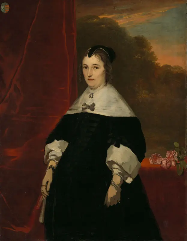 Portrait of Machtelt Bas (?-1681) Wall Art by Unknown - High-Resolution Digital Print