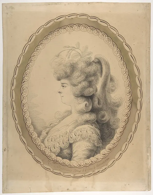Portrait of Madame Dugazon as Nina Wall Art by Joseph Jean Bernard - High-Resolution Digital Print