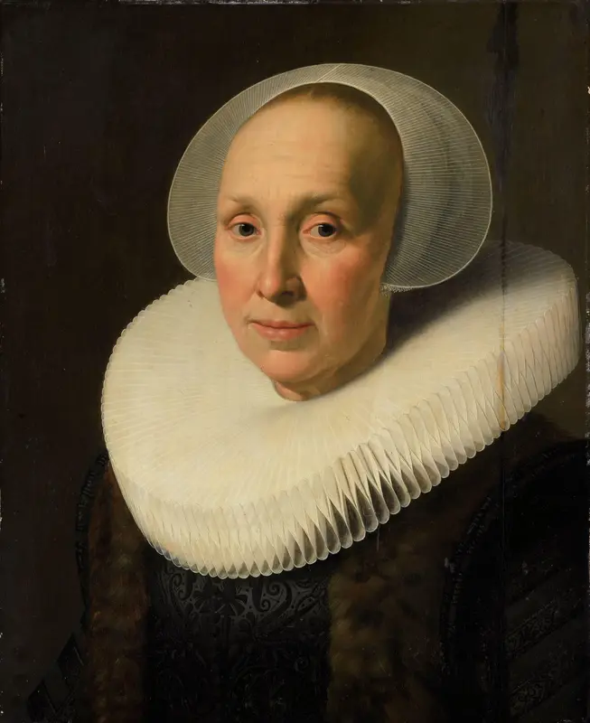 Portrait of Margriet Benningh (1565-1641) Wall Art by Unknown - High-Resolution Digital Print