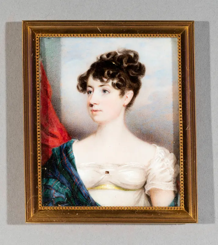 Portrait of Mary Butler Stark-Christie of Ballinden Wall Art by William John Thomson - High-Resolution Digital Print