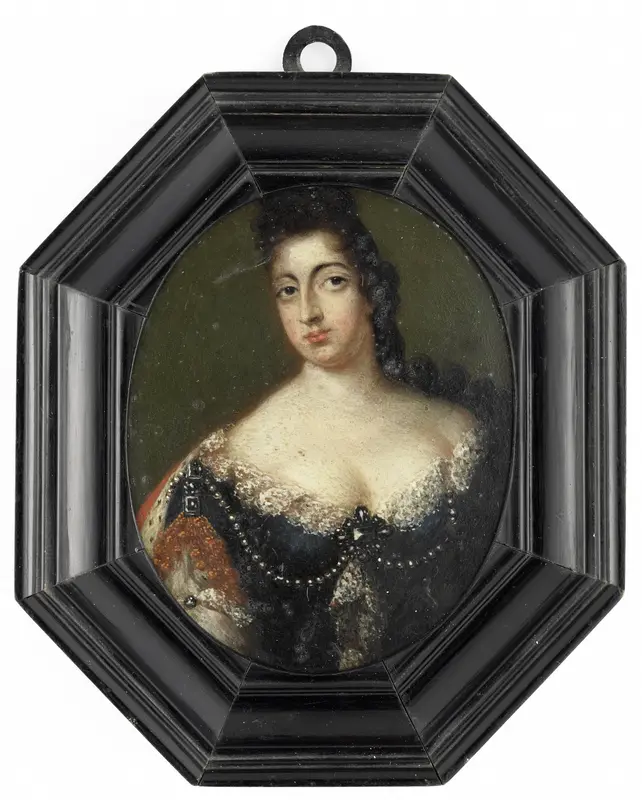 Portrait of Mary, Princess of Orange, Consort of William III Wall Art by anonymous - High-Resolution Digital Print