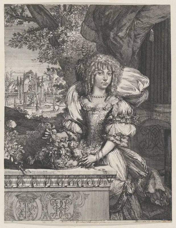 Portrait of Mary Stuart Wall Art by Romeyn de Hooghe - High-Resolution Digital Print