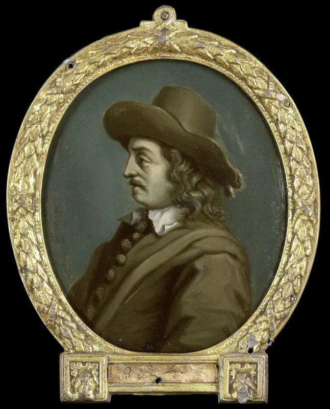 Portrait of Matthys van de Merwede, Lord of Clootwyck, Poet in Dordrecht (Mathias de Merwede de Clootwyck) Wall Art by Arnoud van Halen - High-Resolution Digital Print