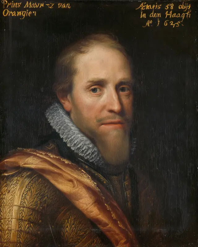 Portrait of Maurits (1567-1625), Prince of Orange Wall Art by Unknown - High-Resolution Digital Print