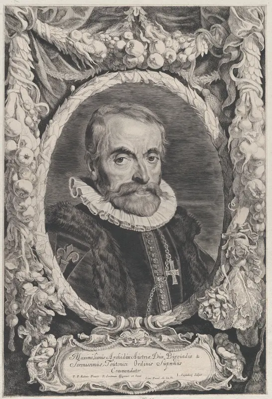 Portrait of Maximilian III, Archduke of Austria Wall Art by Jonas Suyderhoef - High-Resolution Digital Print