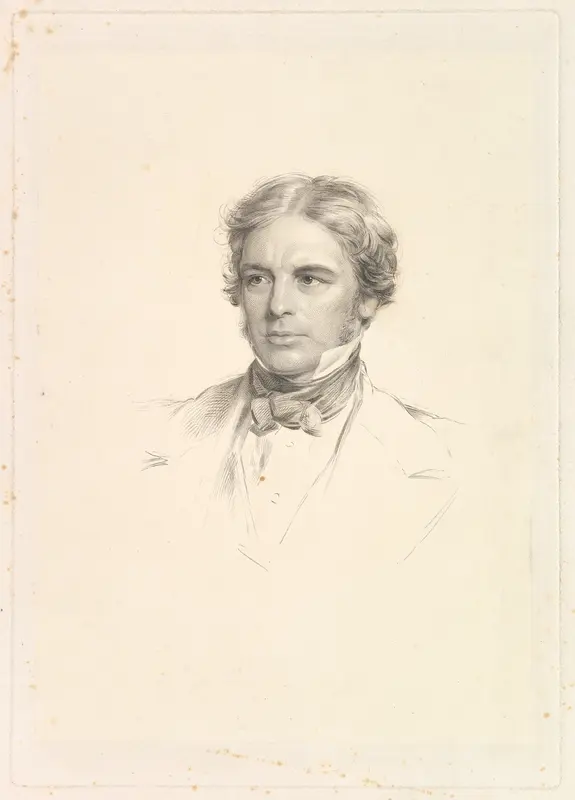 Portrait of Michael Faraday Wall Art by George Richmond - High-Resolution Digital Print