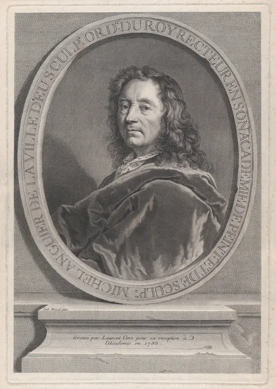 Portrait of Michel Anguier (1612–1686) Wall Art by Laurent Cars - High-Resolution Digital Print